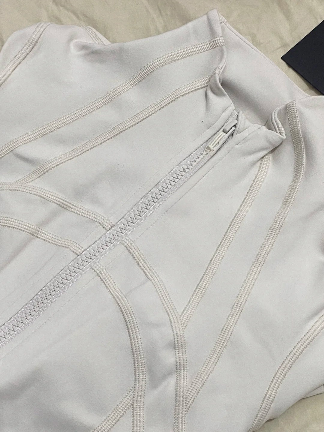 Lulu Slim Fit Jacket Define Stand Collar Jacket Yoga Wear Long Sleeve Jacket Fitness Running Sports Sun Protection