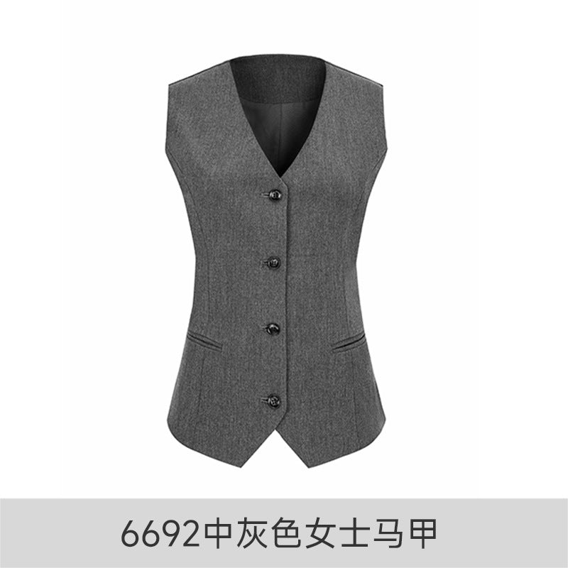 Elastic Suit suit Men's and Women's Professional Dress Real Estate 4s Shop Teachers Suit suit Property Work Clothes