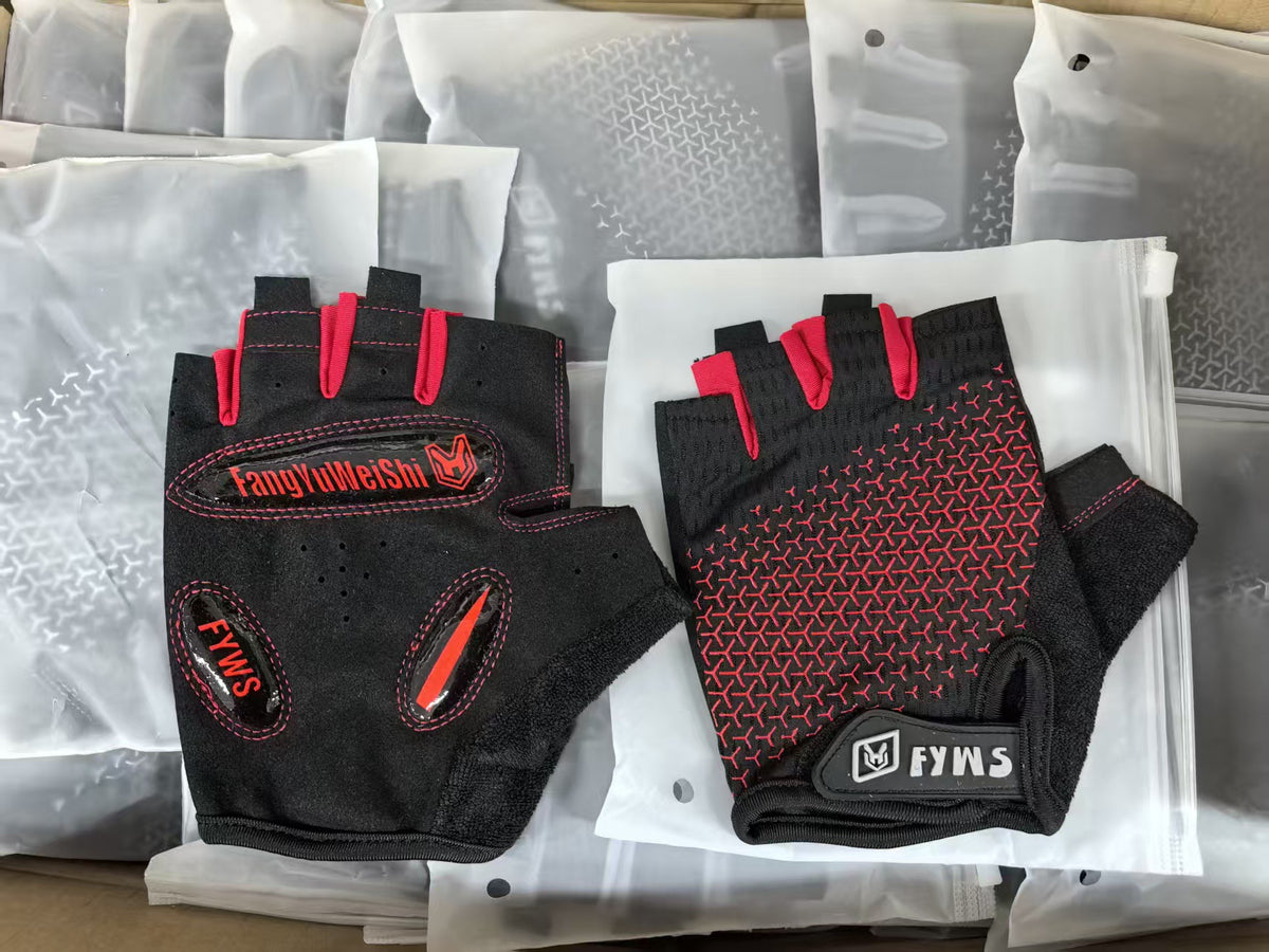 Women's Half-Finger Fitness Cycling Gloves Outdoor Fishing and Mountaineering Non-Slip Breathable Sun Protection Men's Thin Sports Gloves