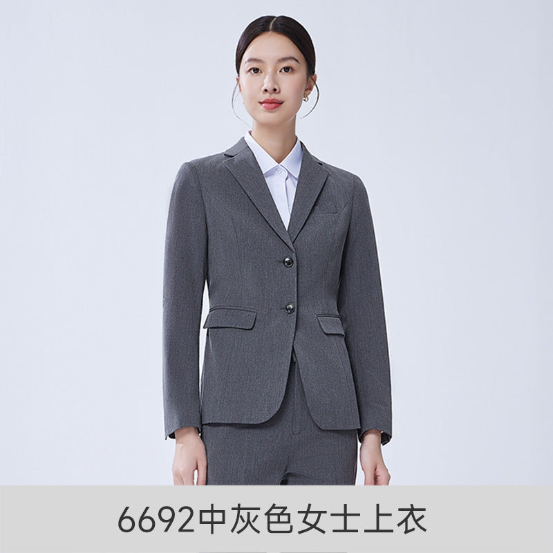 Autumn and Winter New Elastic Suit Suits for Men and Women, Business Formal Wear, Professional Wear, Work Clothes, Work Clothes Wholesale