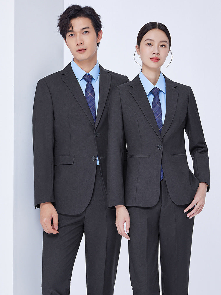 High-end suit suit female professional formal suit bank business suit temperament tooling sales department front desk work clothes autumn