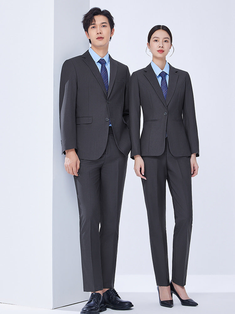 High-end suit suit female professional formal suit bank business suit temperament tooling sales department front desk work clothes autumn