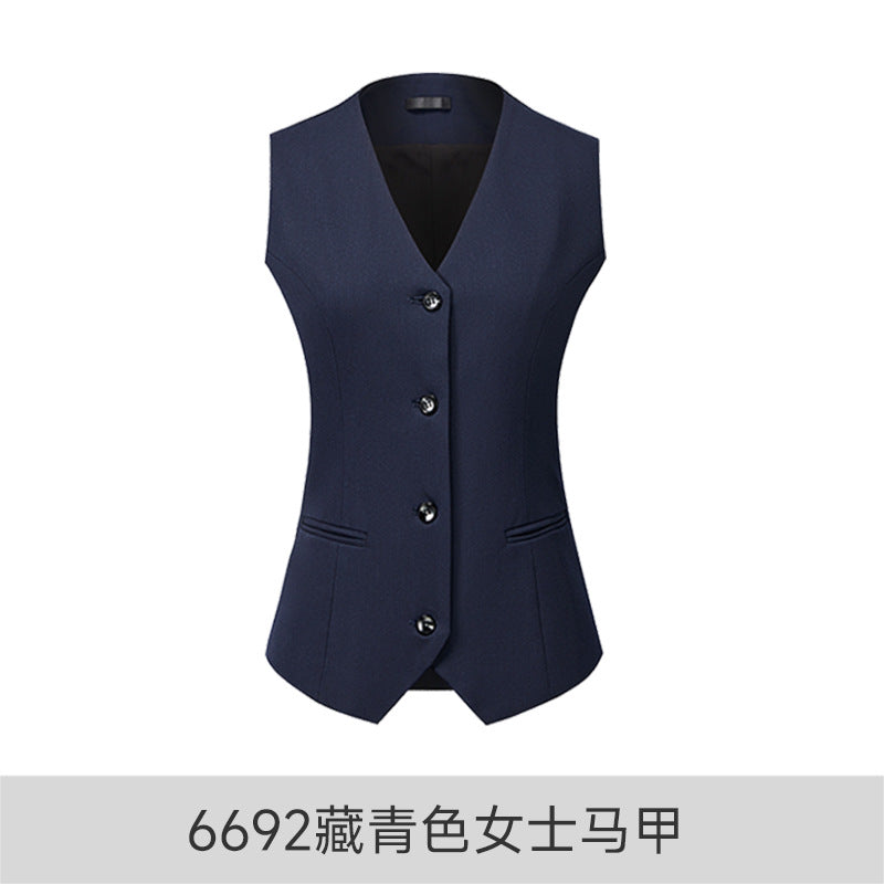Elastic Suit suit Men's and Women's Professional Dress Real Estate 4s Shop Teachers Suit suit Property Work Clothes