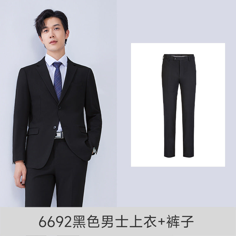 Elastic Suit suit Men's and Women's Professional Dress Real Estate 4s Shop Teachers Suit suit Property Work Clothes