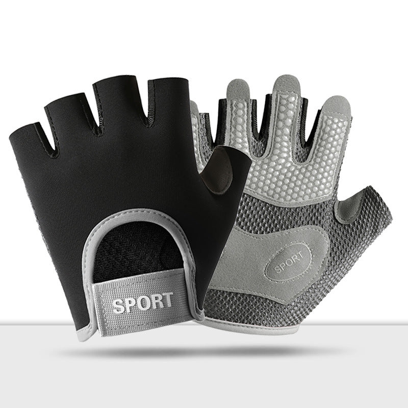 Fitness Gloves Women's Half-Finger Thin Summer Equipment Training Horizontal Bar Pull-Ups Wear-Resistant Anti-Slip Anti-Callus Exercise