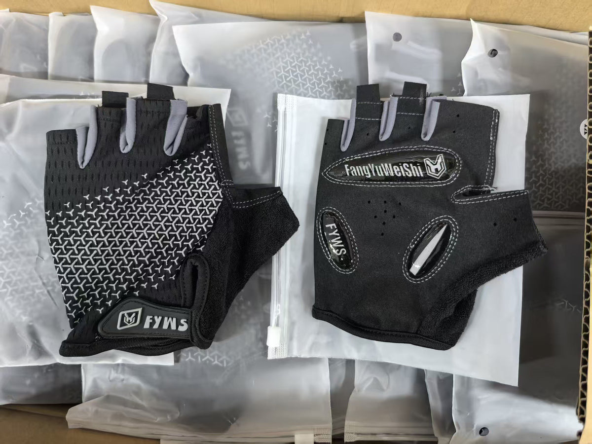 Women's Half-Finger Fitness Cycling Gloves Outdoor Fishing and Mountaineering Non-Slip Breathable Sun Protection Men's Thin Sports Gloves