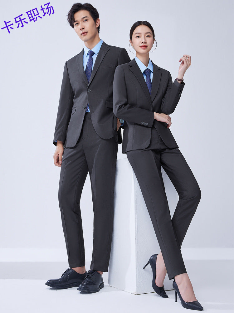High-end suit suit female professional formal suit bank business suit temperament tooling sales department front desk work clothes autumn