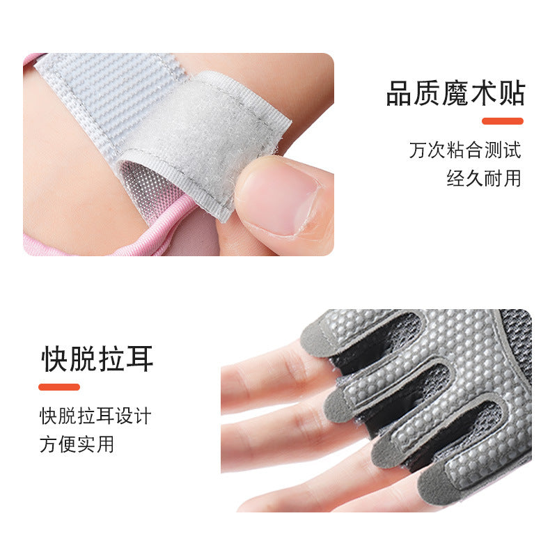 Fitness Gloves Women's Half-Finger Thin Summer Equipment Training Horizontal Bar Pull-Ups Wear-Resistant Anti-Slip Anti-Callus Exercise