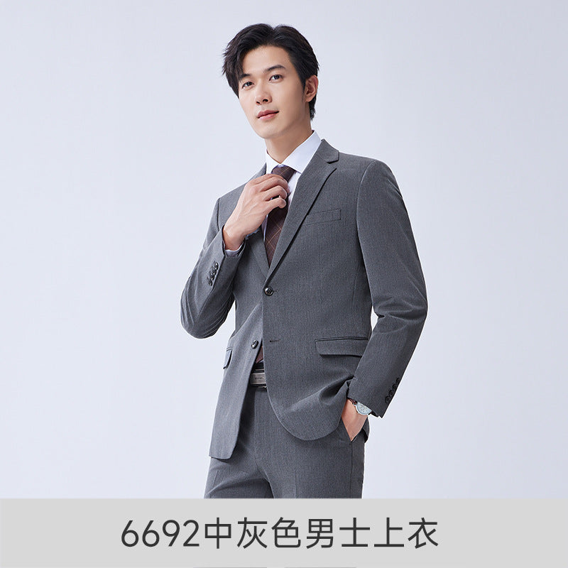 Elastic Suit suit Men's and Women's Professional Dress Real Estate 4s Shop Teachers Suit suit Property Work Clothes