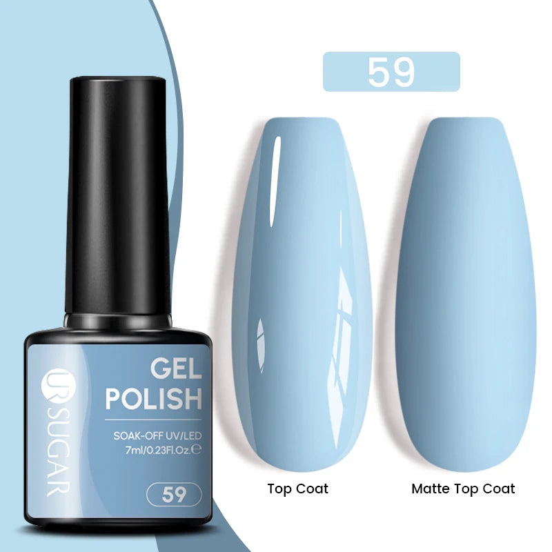 UR SUGAR 7.5ml Reflective Magnetic Gel Nail Polish Glitter Silver Pink Magnet Gel Soak Off UV LED Nail Manicure Varnish UV Gel