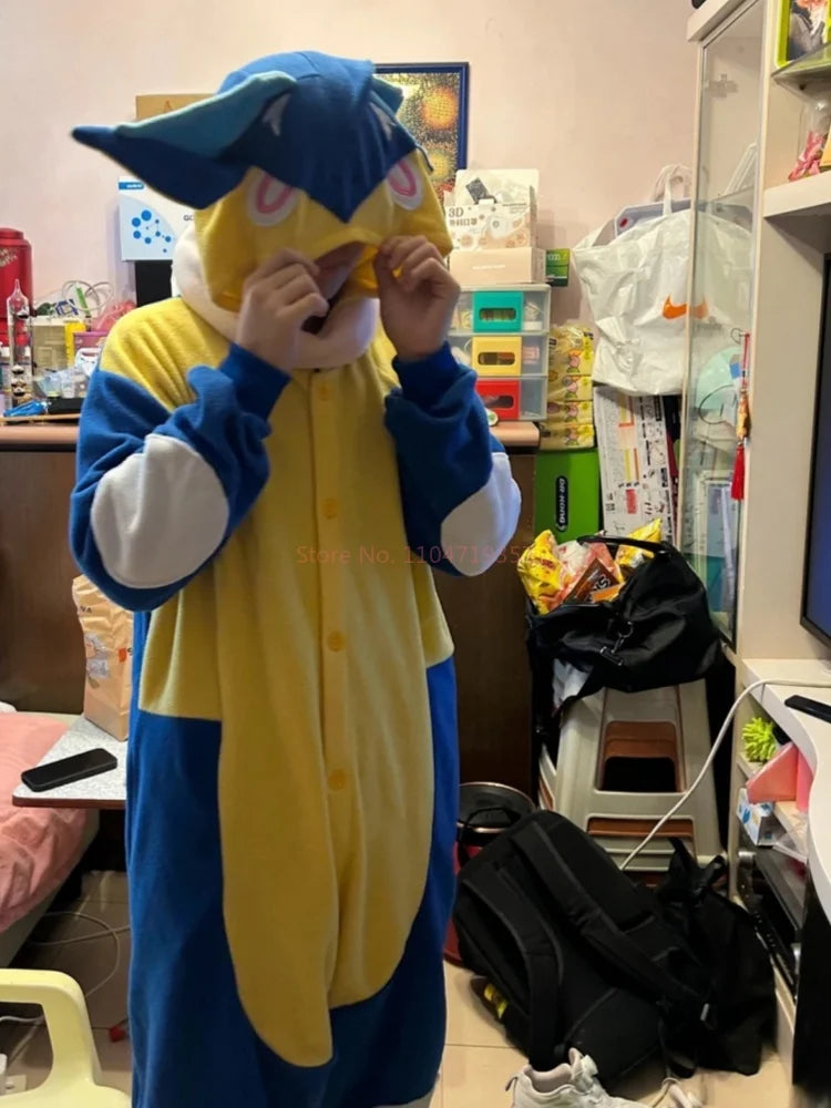 Greninja Onesie Kigurumi Lucario Pajamas Adult Cosplay Costume Unisex Anime Pijamas Halloween Christmas Costume Pijama Toys Gift