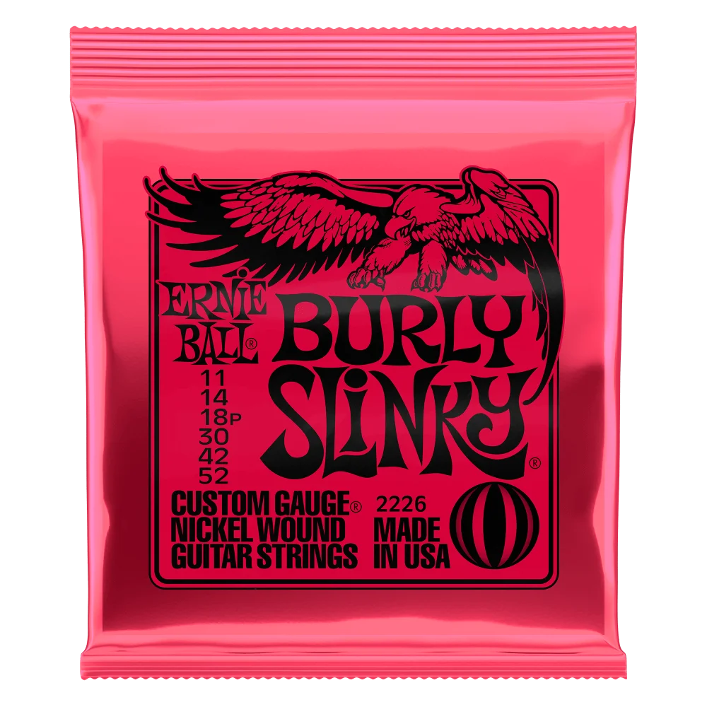 5pc/10pc Ernie Ball Slinky Nickel Wound Electric Guitar Strings – 7-Strings & 8-StringS Available