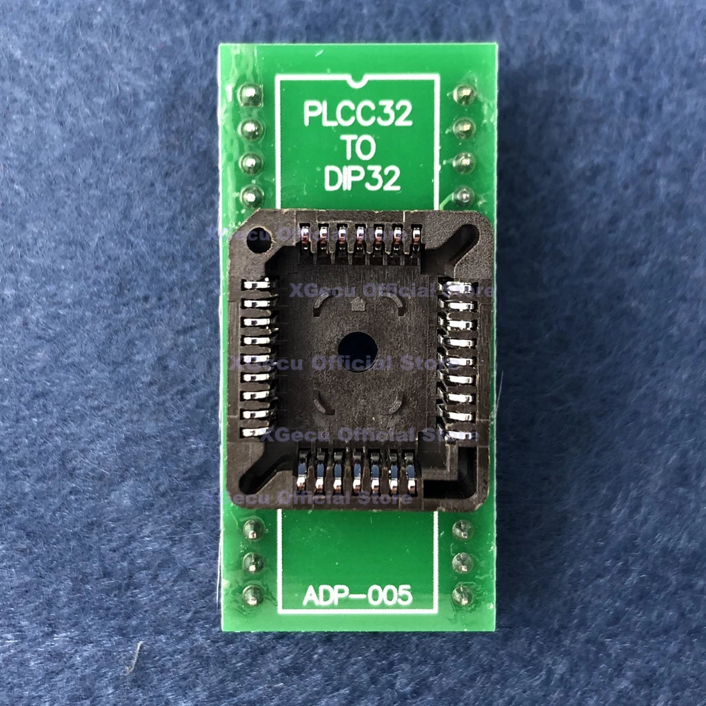 Complete PLCC adapter kit PLCC 20 / 28 / 32 / 44 to DIP 20/24/ 28/32/40 + IC extractor for XGecu T48 TL866CS TL866A  programmer