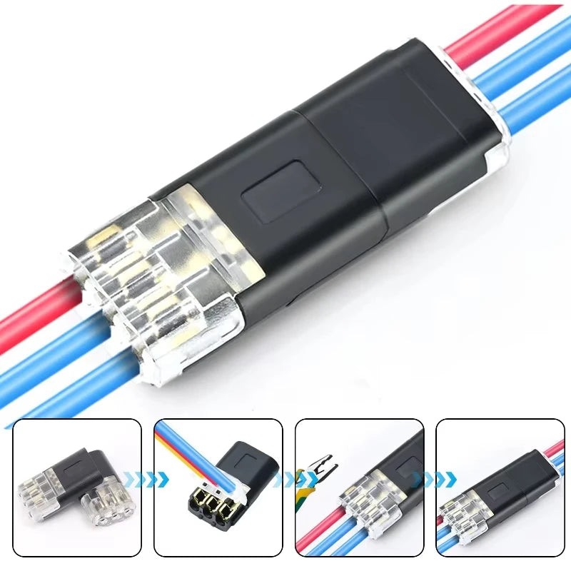 Premium Electric Wire Connector No Strip Line Cable Interconnection Detachable Automotive Terminal Plug Universal Grade Reliable
