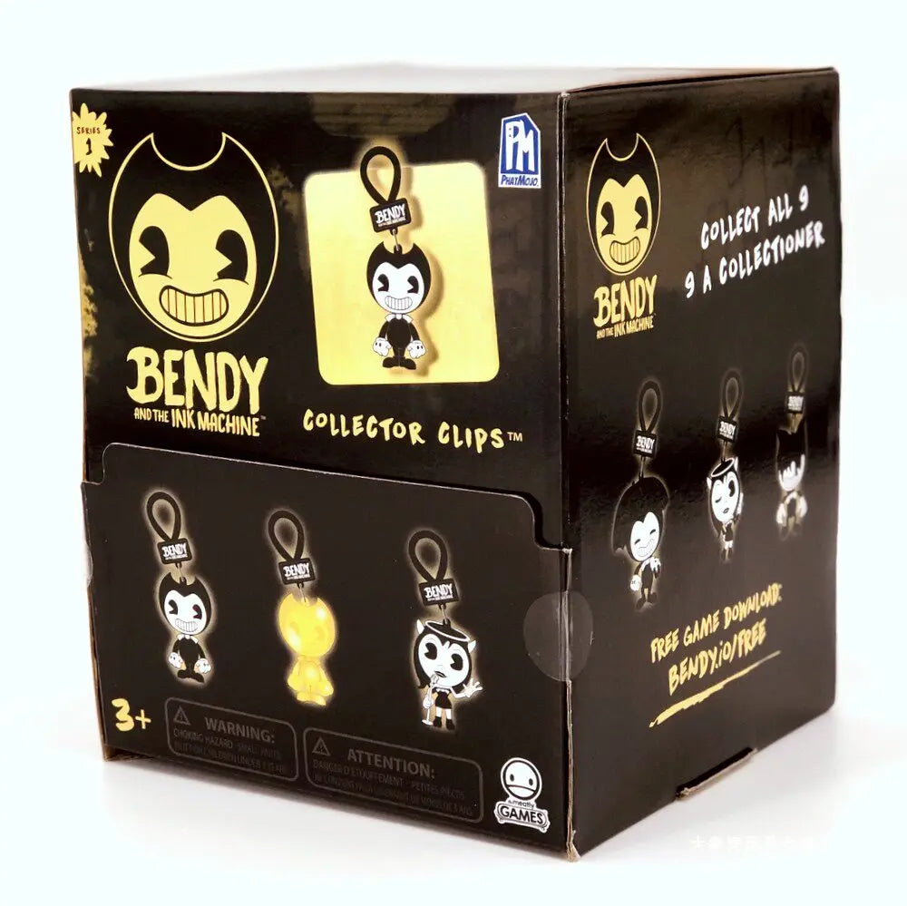 Bendy Blind Bag Bendy And The Ink Machine Horror Game Character Keychain Personalized Pendant School Bag Charm