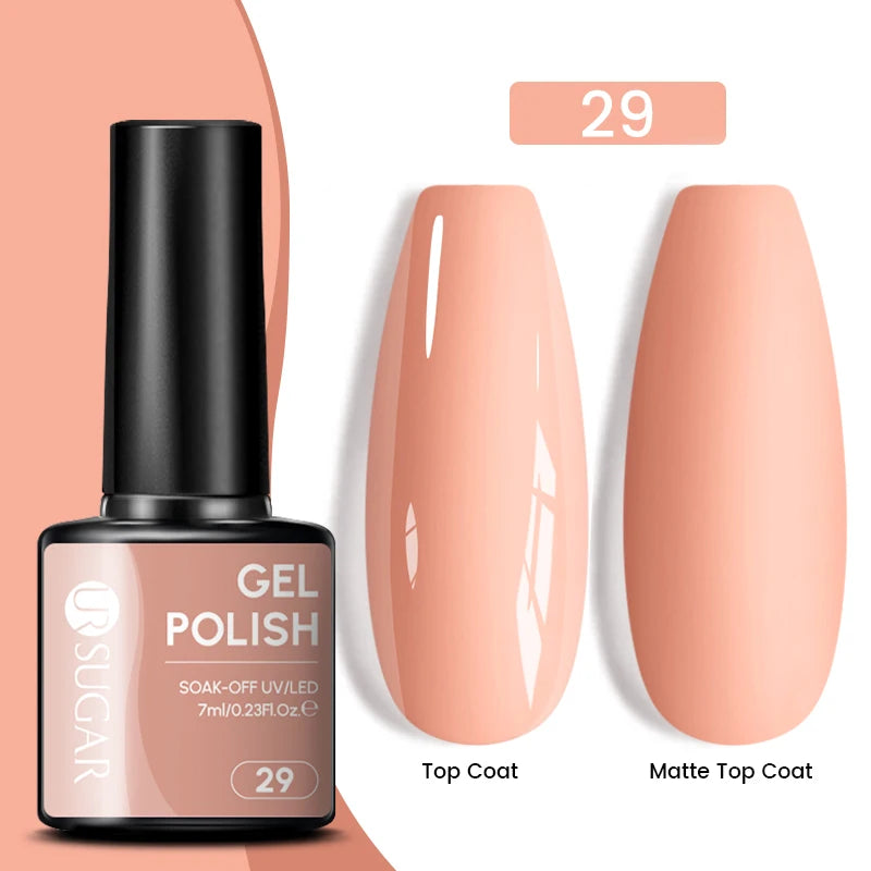 UR SUGAR 7.5ml Reflective Magnetic Gel Nail Polish Glitter Silver Pink Magnet Gel Soak Off UV LED Nail Manicure Varnish UV Gel