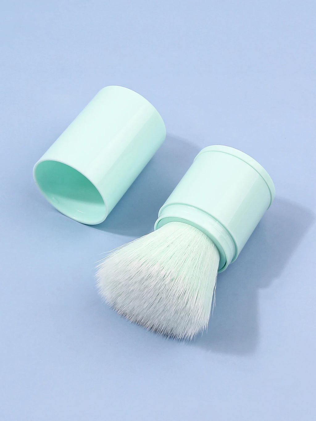 1pcs Portable Mini Retractable Blush Brush Soft Loose Powder Foundation Makeup Brush Multi Functional Beauty Makeup Tool