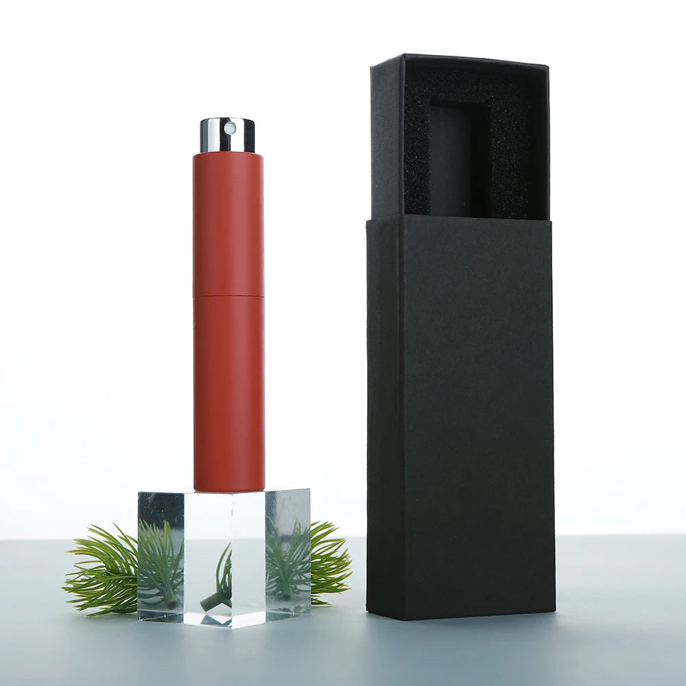 10/15/20pcs 10ml Perfume Bottle and Boxe Rotary Press Fine Mist Perfume Sprayers Reusable Perfume Gift Box Separate Bottles