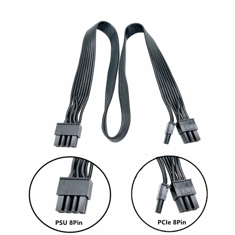 Modular Power Cable for ASUS ROG THOR/STRIX/TUF 750W 850W 1000W 1200W, 1600W PSUs, PCIe 8Pin, CPU 4+4Pin, SATA, Molex IDE, 24Pin
