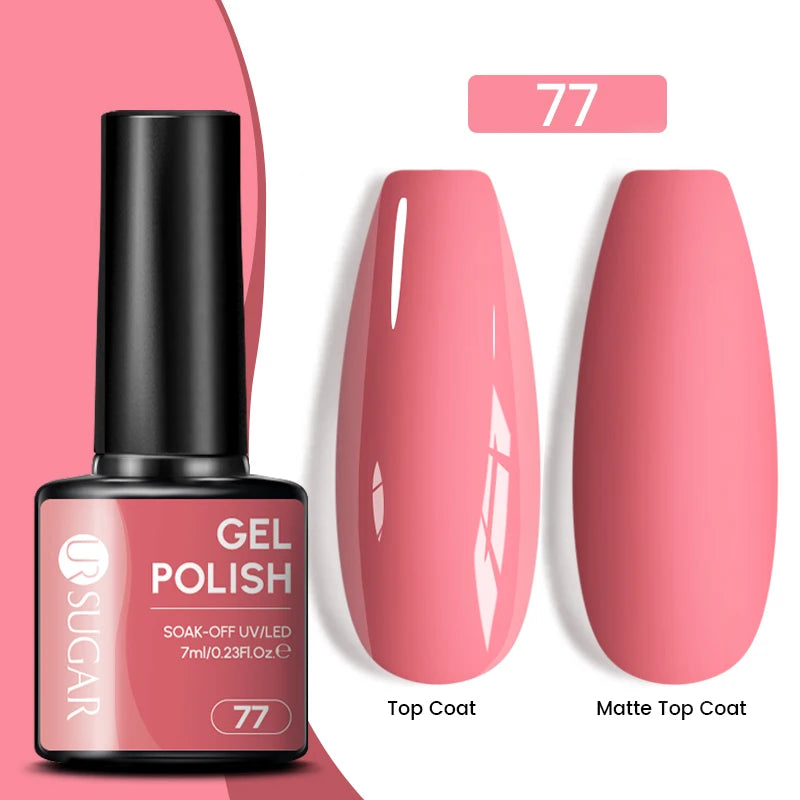 UR SUGAR 7.5ml Reflective Magnetic Gel Nail Polish Glitter Silver Pink Magnet Gel Soak Off UV LED Nail Manicure Varnish UV Gel