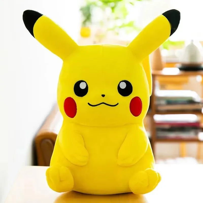 POKEMON Original Plush Toy Gengar Pikachu Plush Doll Soft Kawaii Cute Cartoon Piplup Toys for Kids Gift！！