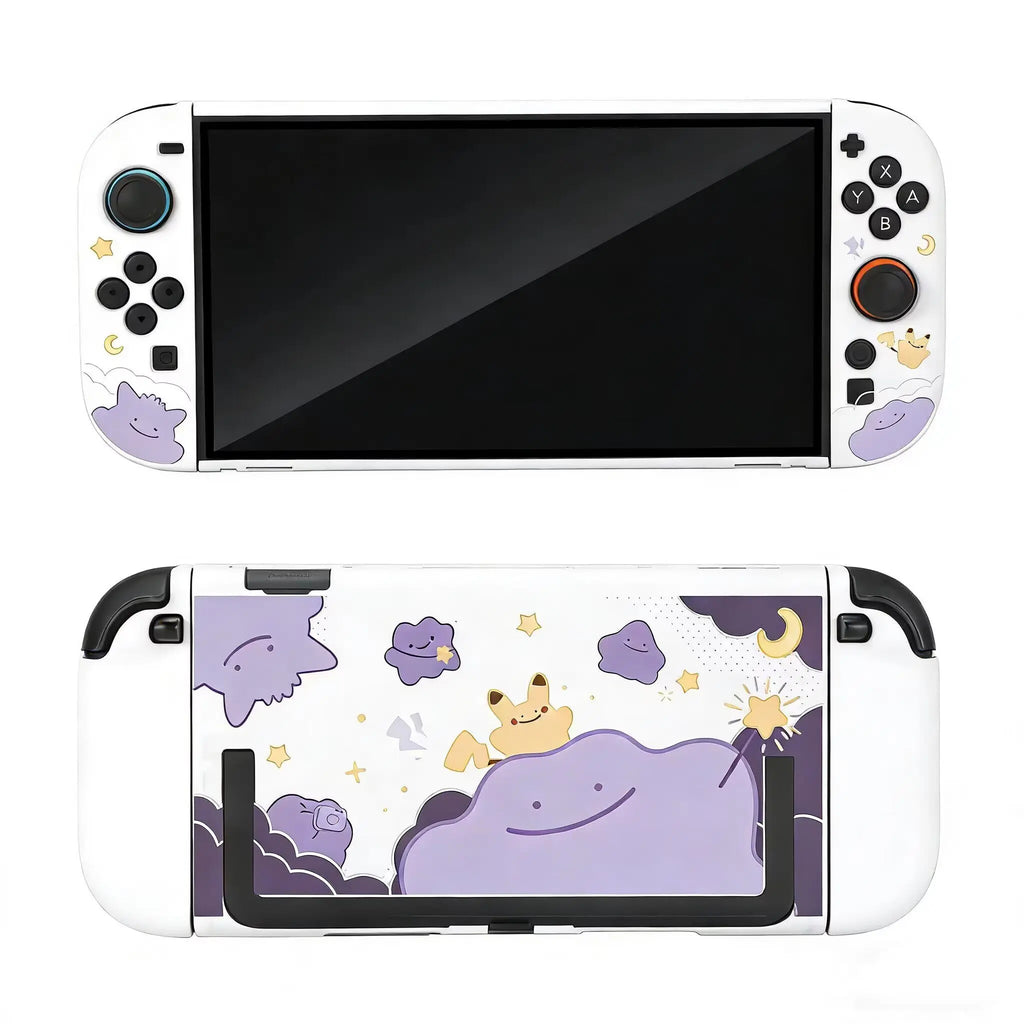 Switch Ns2 Hard Shell Protective Case For Cute Anime Character Pattern Handheld Game Console Accessories Periphery Joystick Cap