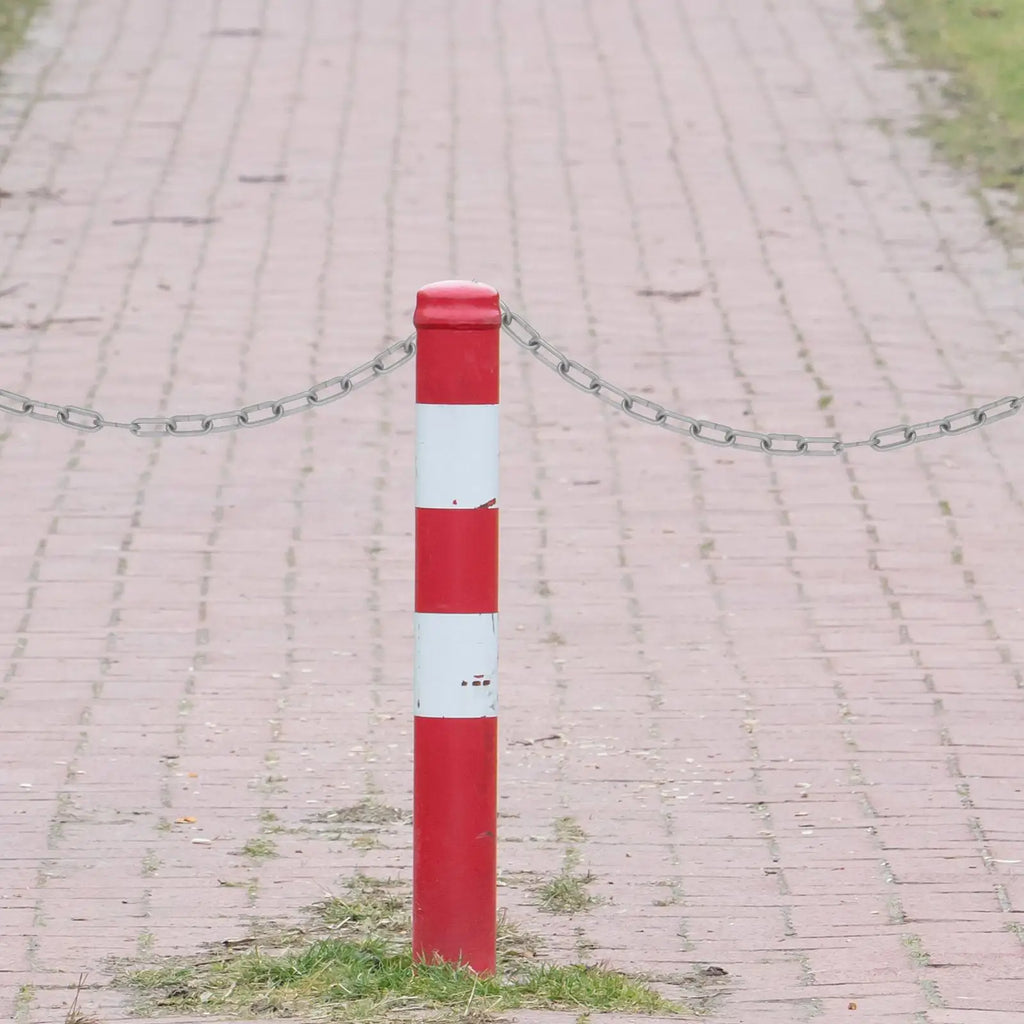 Plastic Safety Chain Warning Protection Barrier Chain Crowd Control Chain Links Parking Lot Security Barrier Traffic