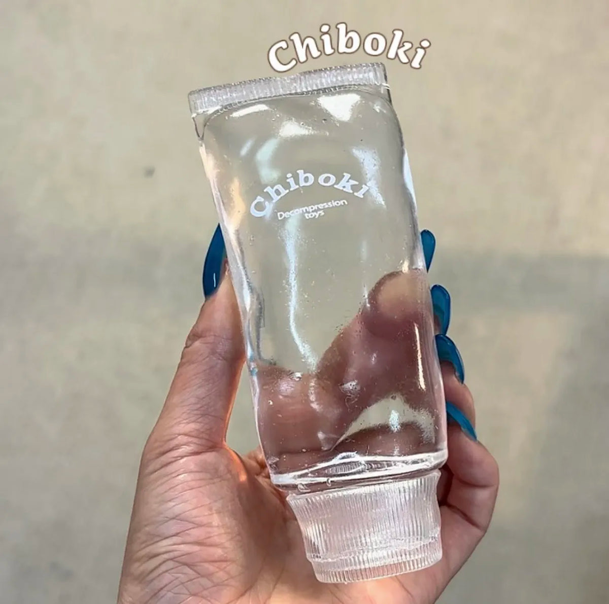 Chiboki Jam Toothpaste Shaped Squishy Decompression Toy Malleable No Rebound Vaseline Texture Squeeze Adult Stress Relief