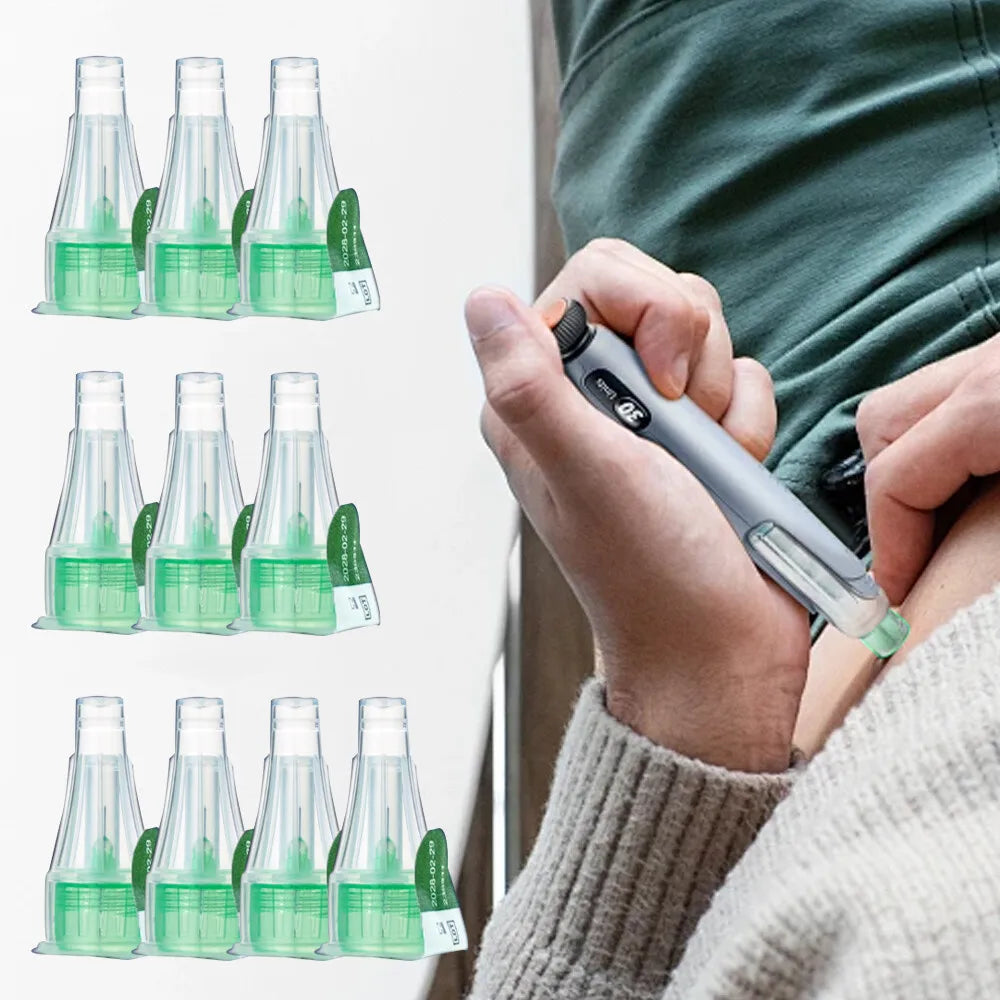 10Pcs-100Pcs Insulin Cartridges For Lilly Insulin Injection Pen Individual Packaging Medical Insulin Pen Tip 32G 4mm