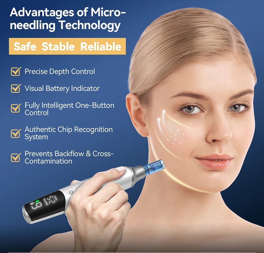 10PCS Dr. Pen M9 Round Nano 0.2mm Cartridges