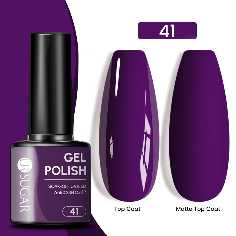 UR SUGAR 7.5ml Reflective Magnetic Gel Nail Polish Glitter Silver Pink Magnet Gel Soak Off UV LED Nail Manicure Varnish UV Gel