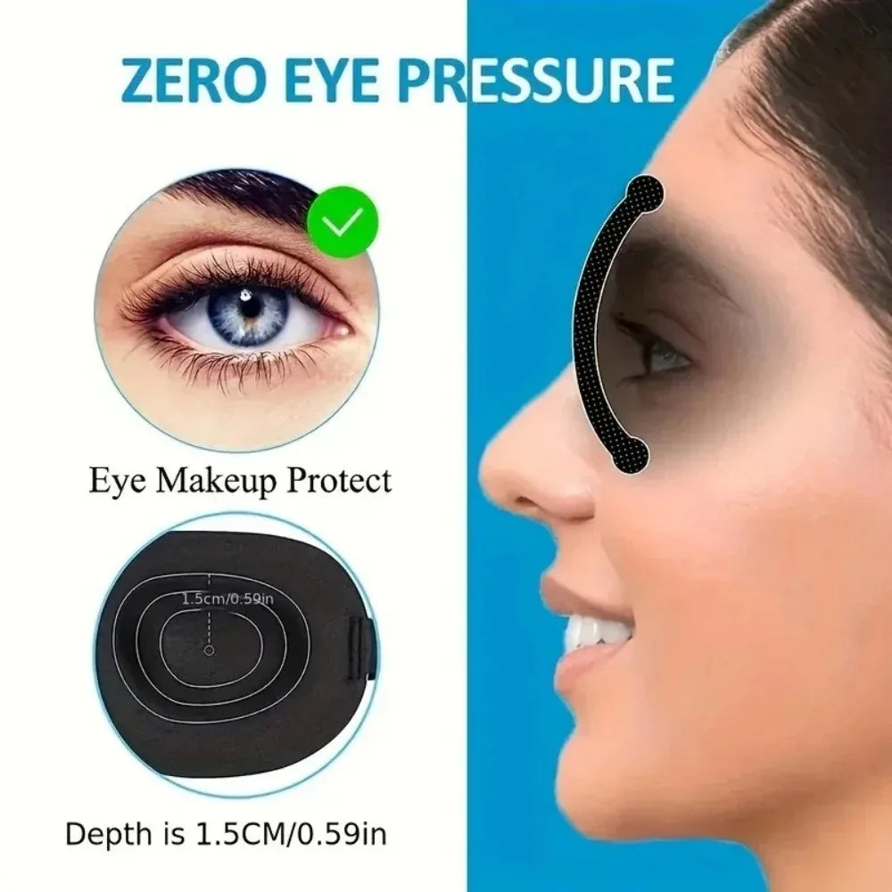 100% Light Blocking 3D Contoured Sleep Eye Mask Ultra-Soft Skin-Friendly Breathable Eye Cover for Rest Travel Yoga Eye Patches