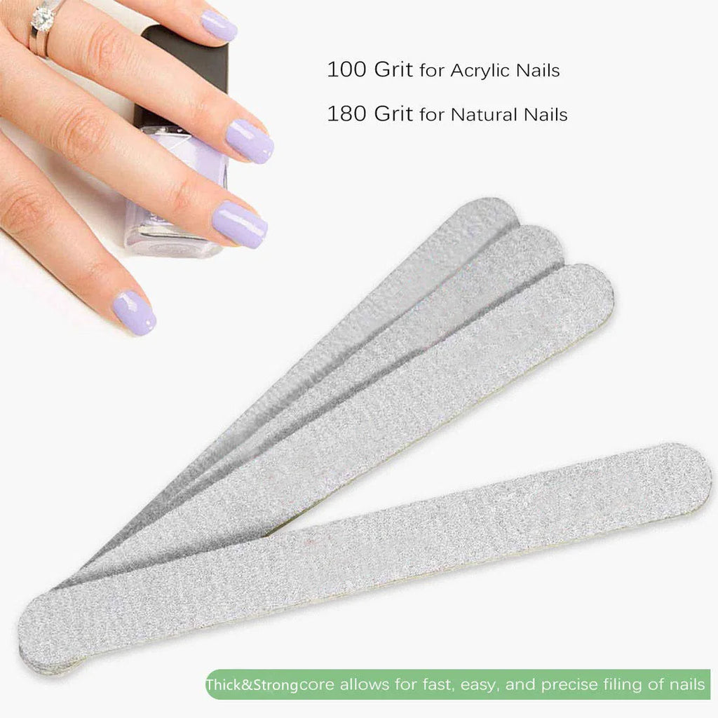 1000Pcs Large Nail File Nail  File for Manicure Buffering Pedicure Care
