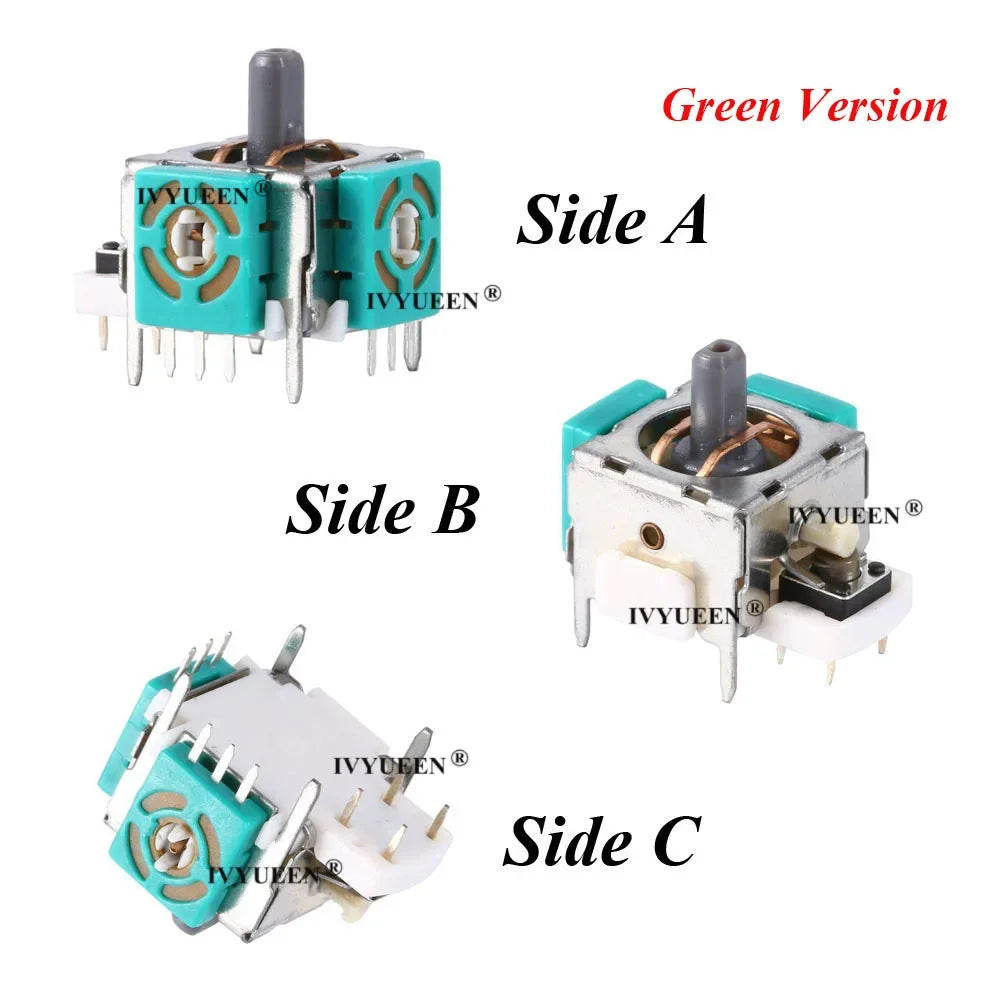 IVYUEEN 2 Sets 3D Analog Stick Sensor Potentiometers and Thumb Sticks Thumbsticks Cap Cover for Xbox 360 Controller Repair Parts