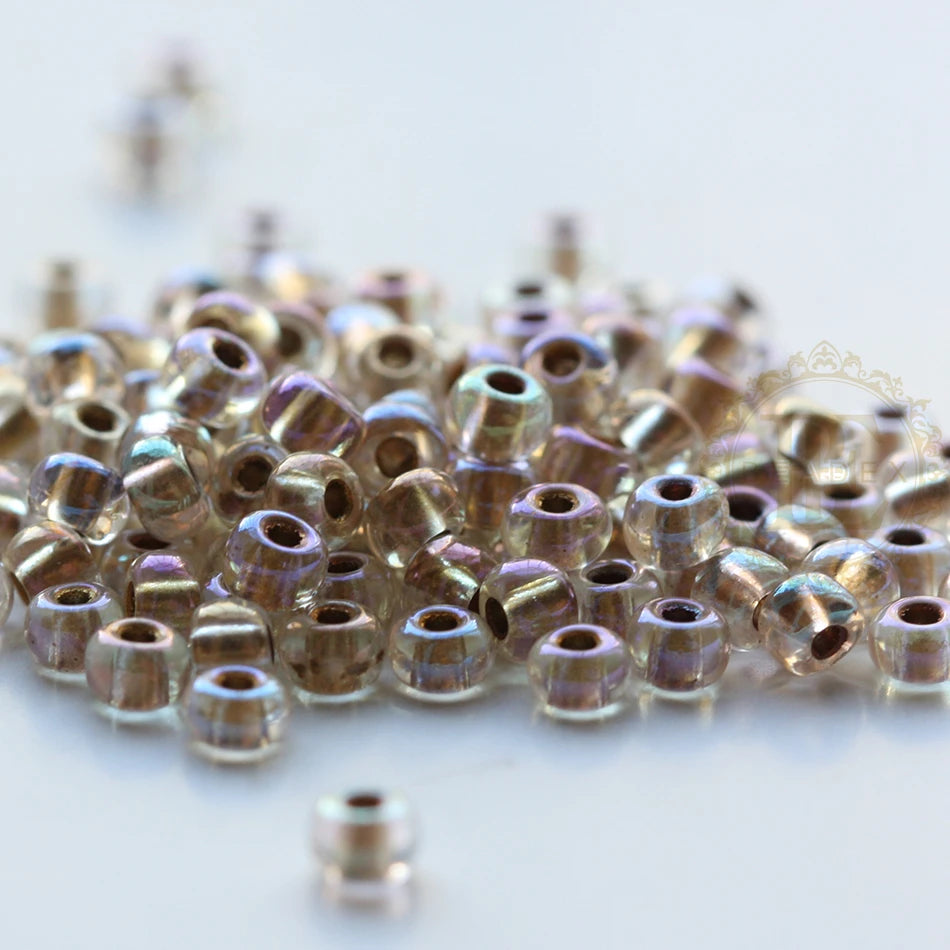 DIY Supply-10 Grams Czech Glass Preciosa 6/0 Seed Beads - Size 6 (6C3)