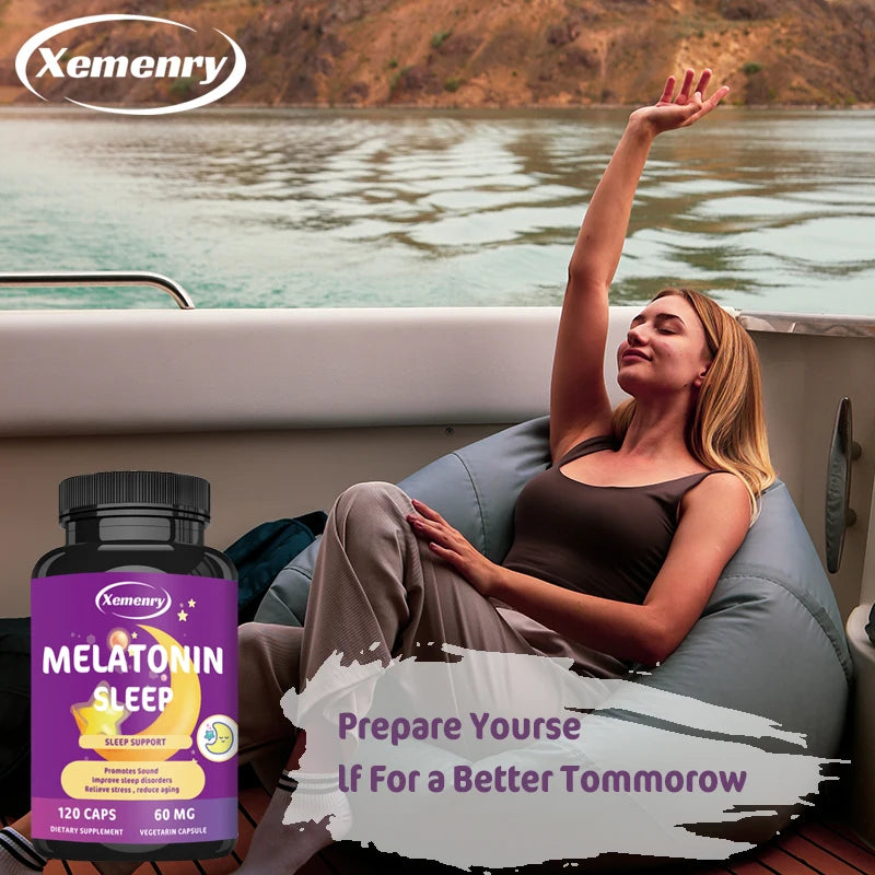 Melatonin Supplements - Promote Sleep Quality & Alertness, Help Deep Sleep