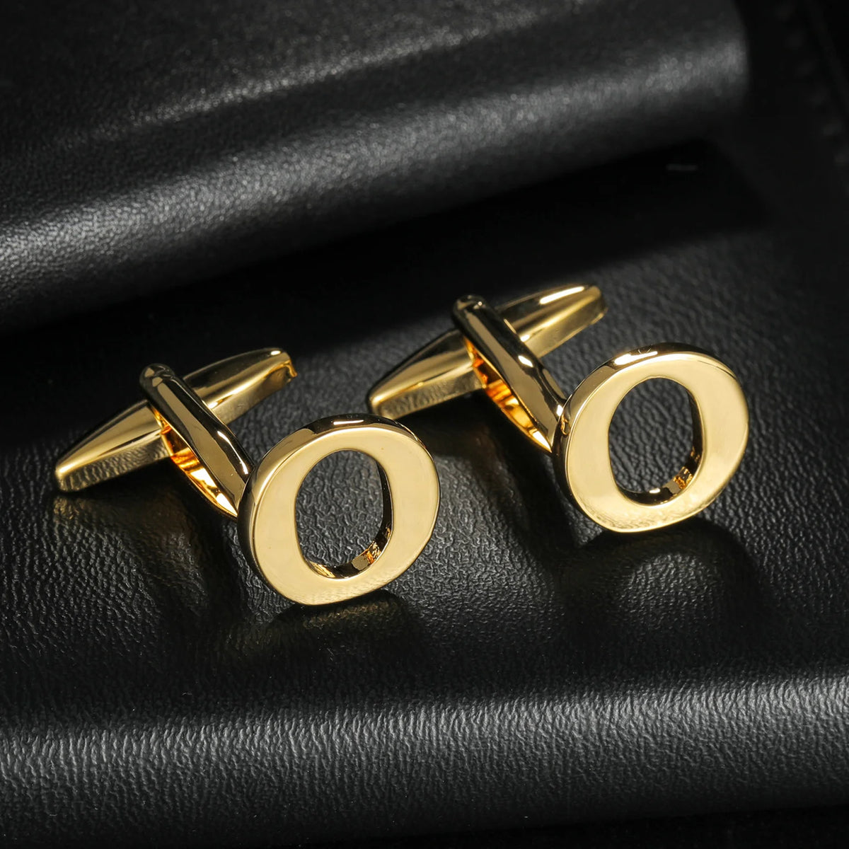 New High Quality Initial A-Z Cufflinks Alphabet Letter Copper Material Cuff Links For Business Mens Boys Tuxedo Shirts Gift