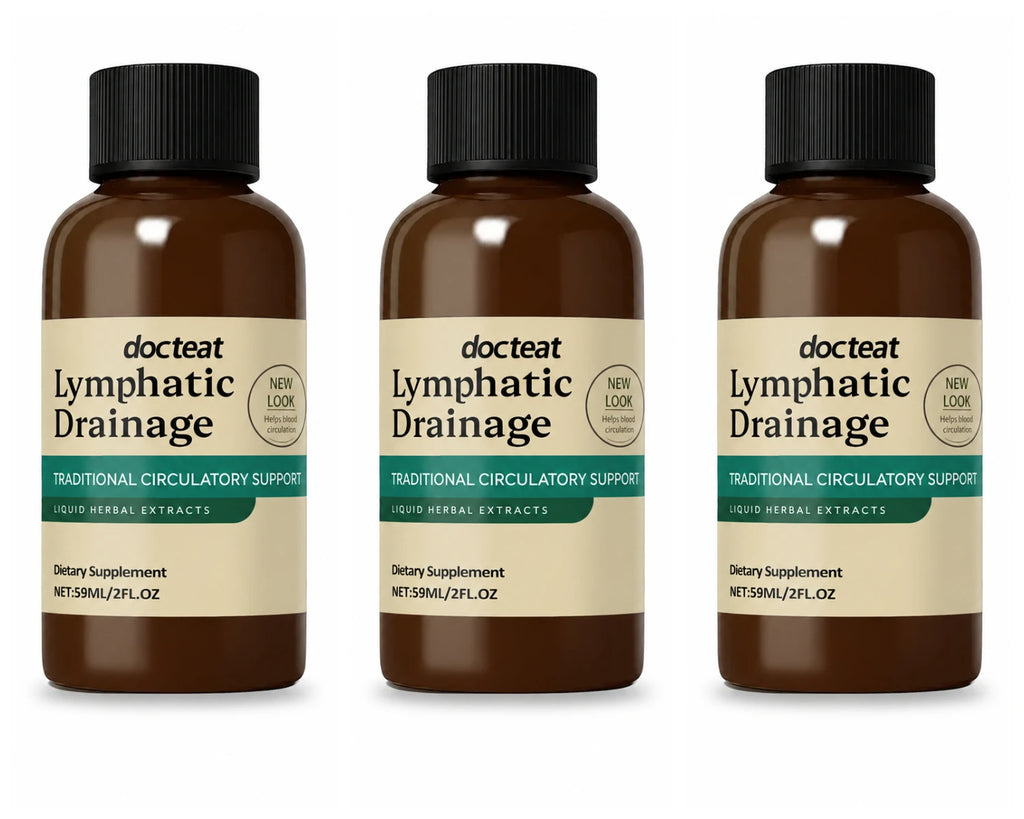 Lymphatic Drainage Drops Herbal Liquid Extract Cleavers Red Clover Stillingia Prickly Ash Botanical Supplement 59ml 2 fl oz