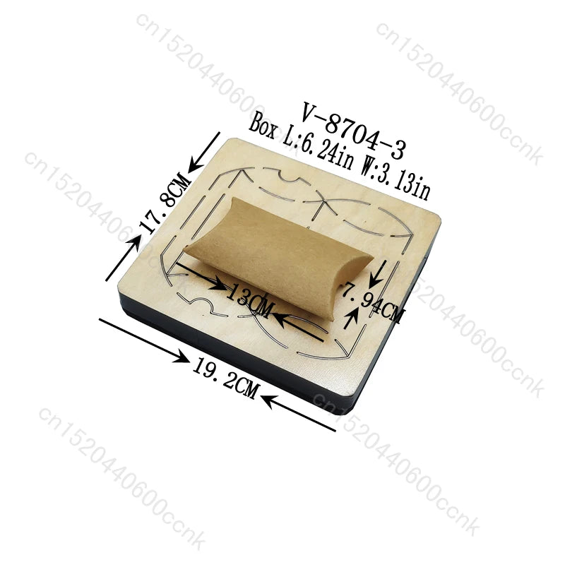 Wooden Dies for Cutting Scrapbooking, New Box, Multiple Sizes, V-8704
