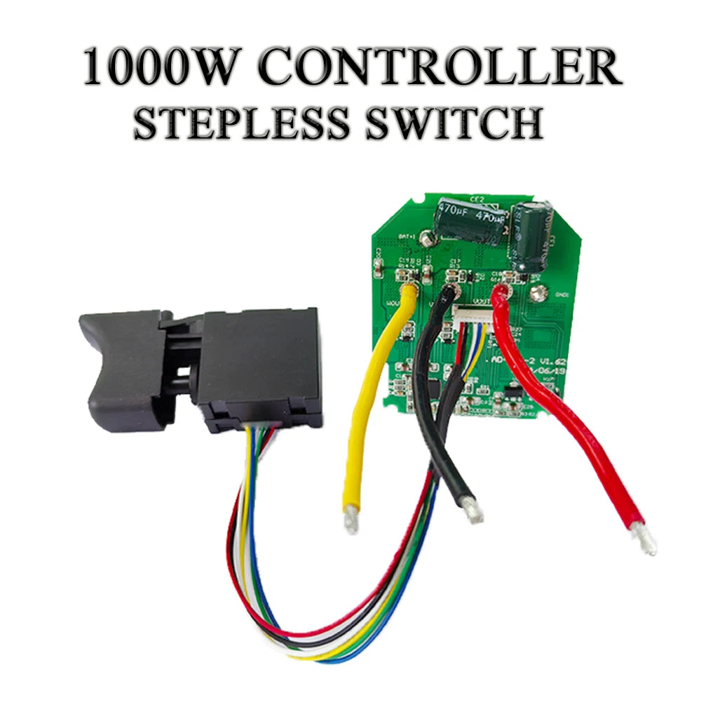 50 / 64 / 70mm EDF Brushless Motor KIT 1000W Controller ESC Blower Switch for Turbo Fan Blower