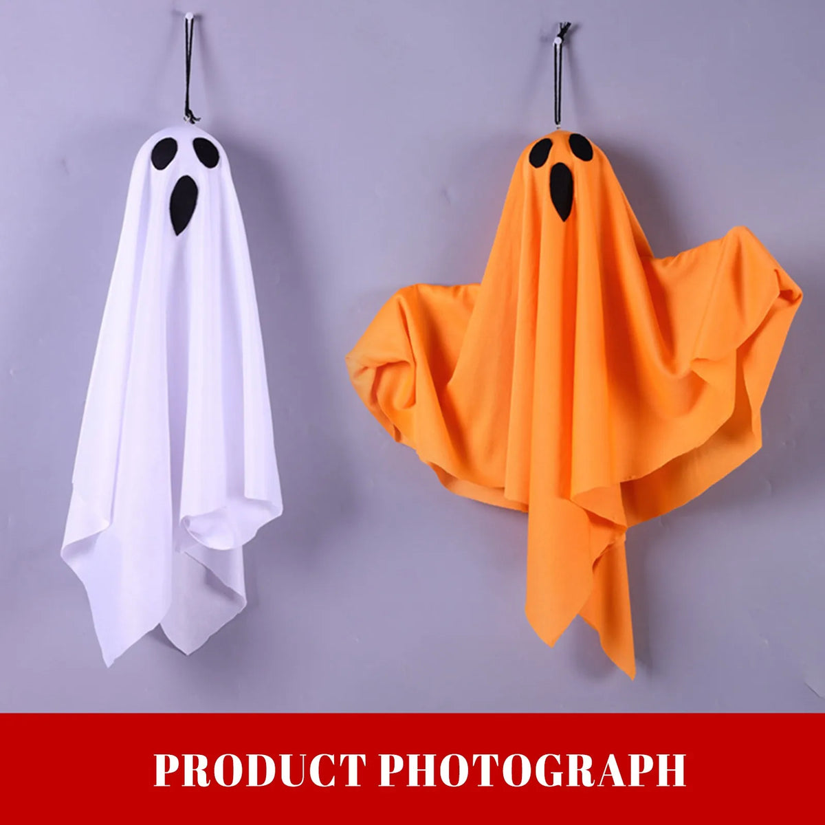 Halloween Ghost Hanging Decorations Halloween Hanging Light Up White Flying Ghosts Tree Window Wall Scary Ornament 2026