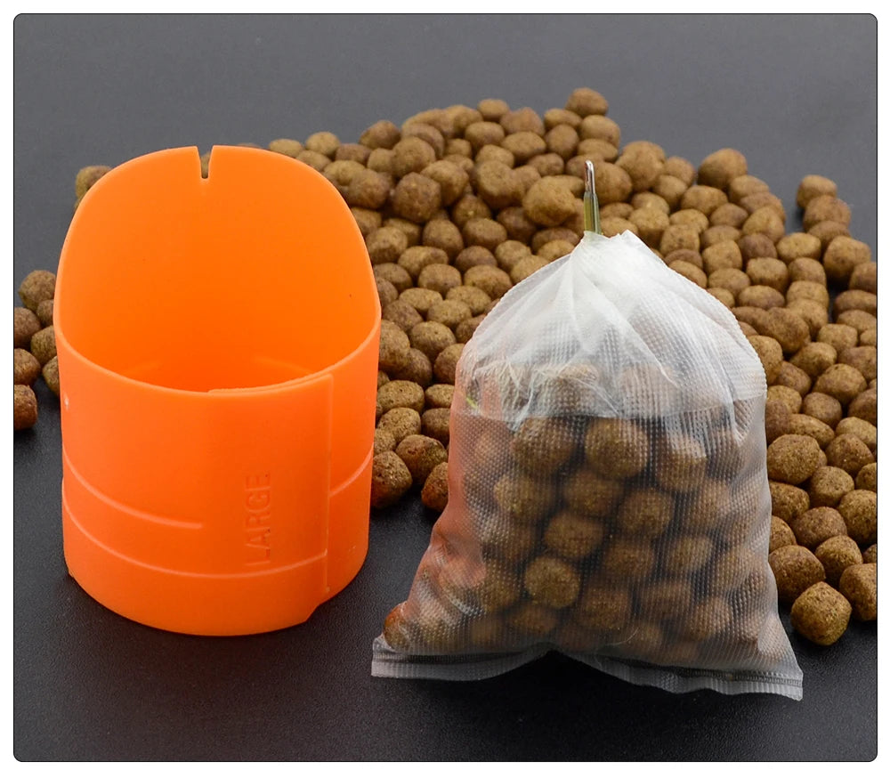 Hirisi Carp Fishing Accessories PVA Bag Loading System Baiting Tool for Solid Bags Fast Melting Mesh P211