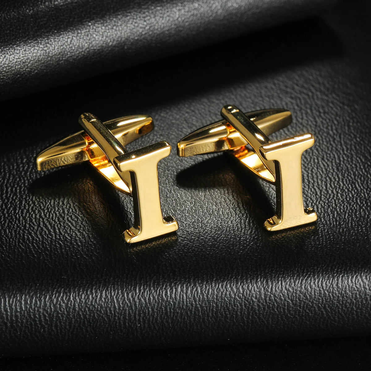 New High Quality Initial A-Z Cufflinks Alphabet Letter Copper Material Cuff Links For Business Mens Boys Tuxedo Shirts Gift