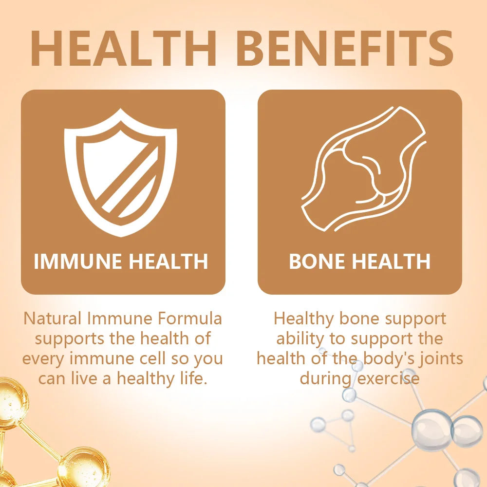 High Potency Vitamin D3 2000IU Capsules, Immune Support, Bone Health, Muscle Function, Whole-Body Wellness, Non-GMO Gluten Free