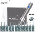Deram  pen  M8  0.25mm  With 12 pcs Cartridges  Derma Pen