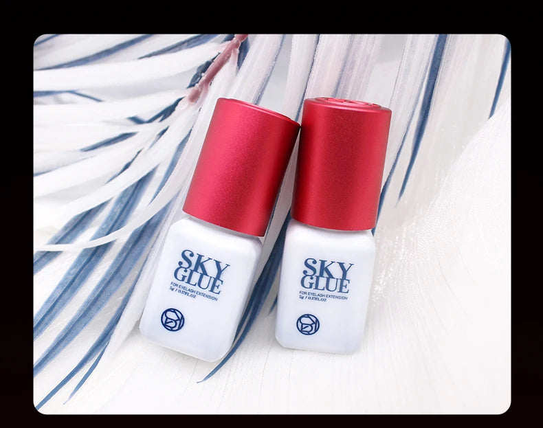 10 Bottles SKY S+ Glue Eyelash Extension 5ml Korea Original Black Red Cap False Lash Sky Adhesive Supplies Makeup Tools Colas