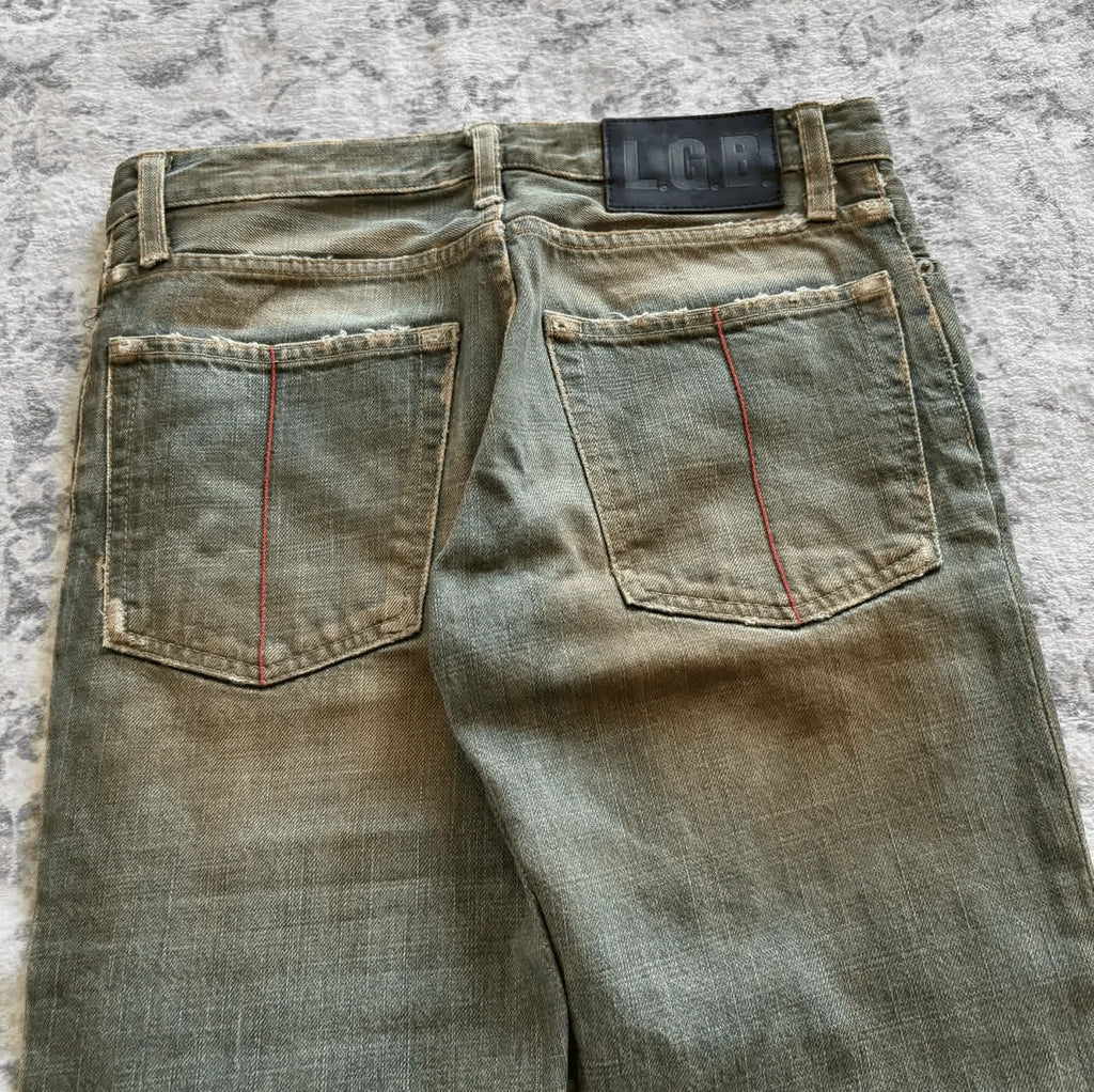 LGB visual department old retro casual rock style micro-horn jeans