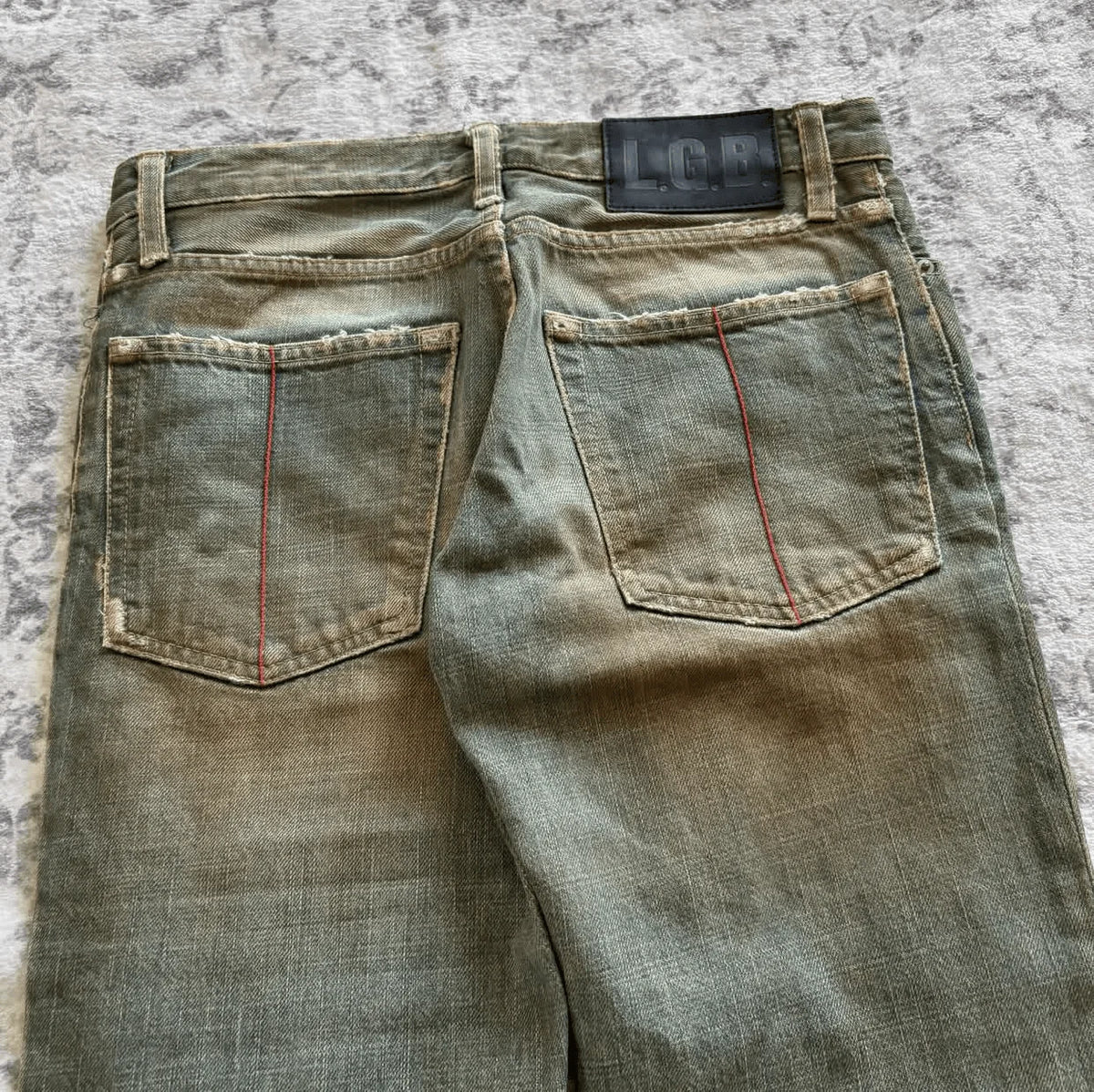 LGB visual department old retro casual rock style micro-horn jeans