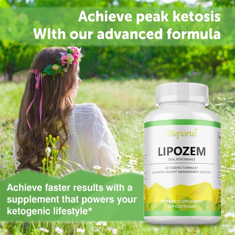Lipozem Supplement - Digestive Health, Appetite Suppression, Metabolism, Fat Burning, Body Shaping