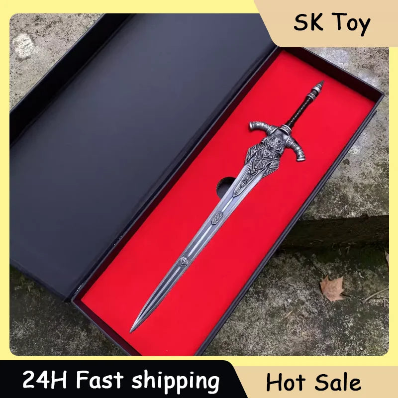 30cm Game Peripheral Wolf Knight Greatsword Desktop Ornament Model Knife Toy Unsharpened Decorations Sword Gifts Collections